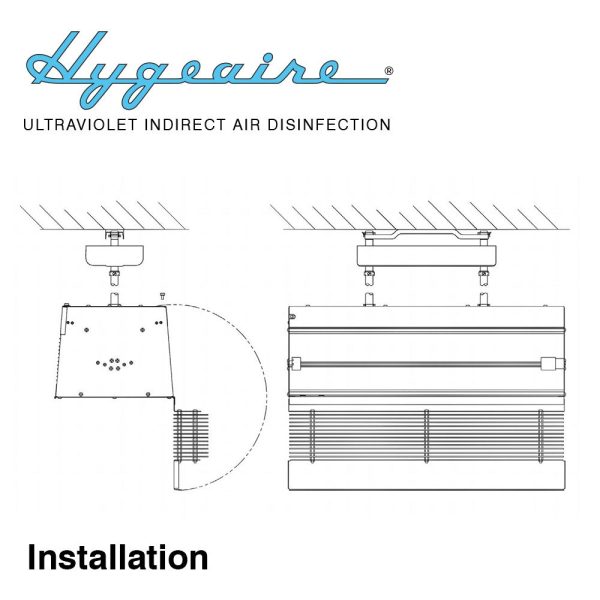 Hygeaire Ultraviolet Indirect Air Disinfection Fixtures Discount