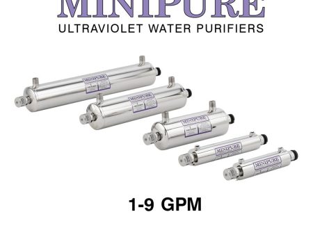 MINIPURE® UV Water Purifiers 1–9 Gallons Per Minute (GPM) Hot on Sale