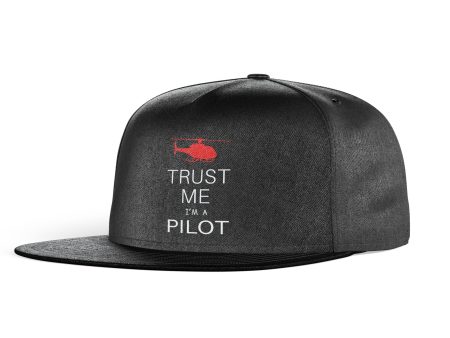 Trust Me I m a Pilot (Helicopter) Designed Snapback Caps & Hats Sale