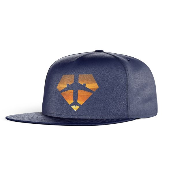 Supermen of The Skies (Sunset) Designed Snapback Caps & Hats For Sale