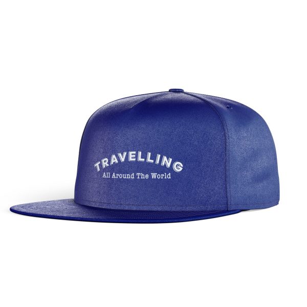 Travelling All Around The World Designed Snapback Caps & Hats Online Sale