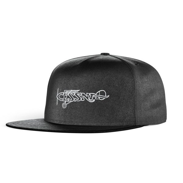 Special Cessna Text Designed Snapback Caps & Hats Discount