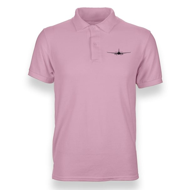 Airbus A330 Silhouette Designed  WOMEN  Polo T-Shirts Supply