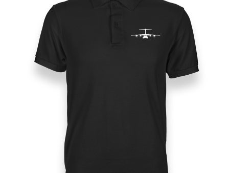 Airbus A400M Silhouette Designed  WOMEN  Polo T-Shirts For Discount