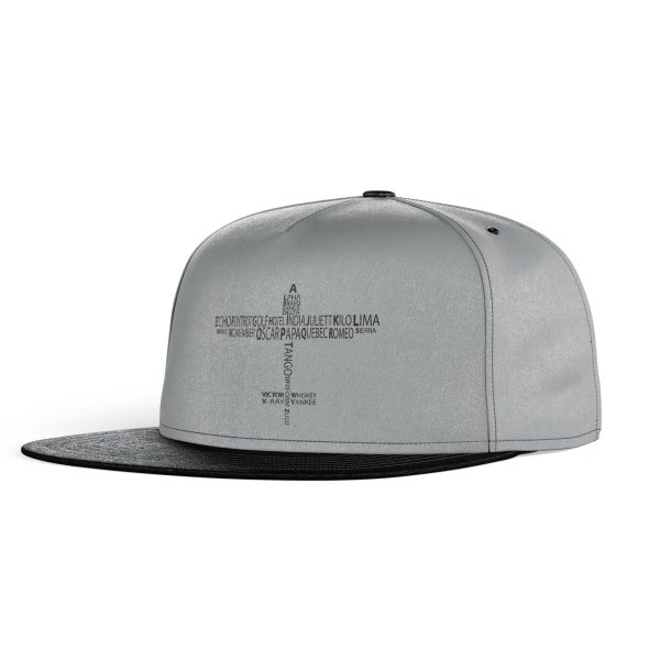 Propeller Shape Aviation Alphabet Designed Snapback Caps & Hats For Sale