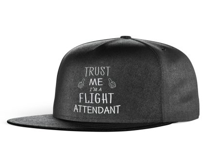 Trust Me I m a Flight Attendant Designed Snapback Caps & Hats Discount