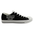 World s Okayest Pilot Designed Canvas Shoes (Men) Discount