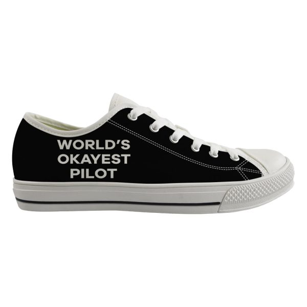 World s Okayest Pilot Designed Canvas Shoes (Men) Discount