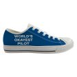 World s Okayest Pilot Designed Canvas Shoes (Men) Discount