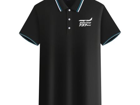 The Boeing 737Max Designed Stylish Polo T-Shirts Online Sale