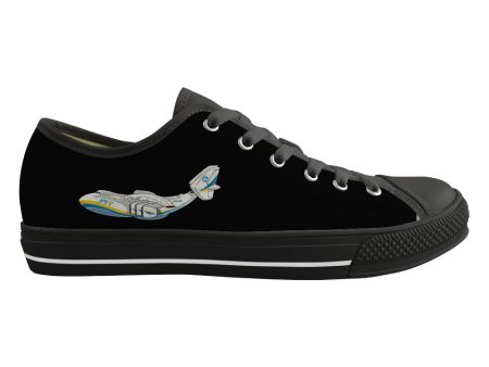 RIP Antonov An-225 Designed Canvas Shoes (Men) on Sale