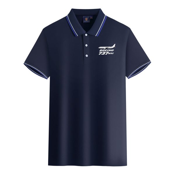 The Boeing 737Max Designed Stylish Polo T-Shirts Online Sale