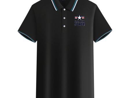 US Air Force Designed Stylish Polo T-Shirts Online Hot Sale