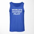 World s Okayest Pilot Designed Tank Tops on Sale