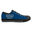 World s Okayest Pilot Designed Canvas Shoes (Men) Discount