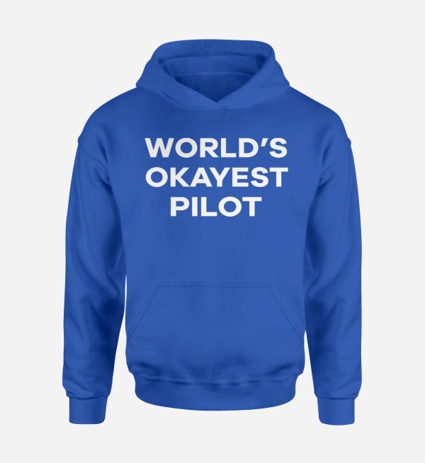 World s Okayest Pilot Designed Hoodies Cheap