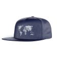 World Map (Text) Designed Snapback Caps & Hats Cheap