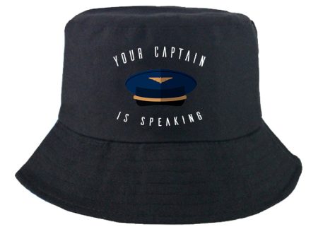 Your Captain Is Speaking Designed Summer & Stylish Hats For Sale