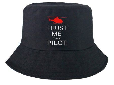 Trust Me I m a Pilot (Helicopter) Designed Summer & Stylish Hats Cheap