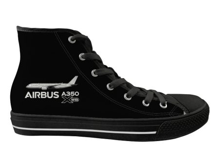 The Airbus A350 WXB Designed Long Canvas Shoes (Men) For Cheap