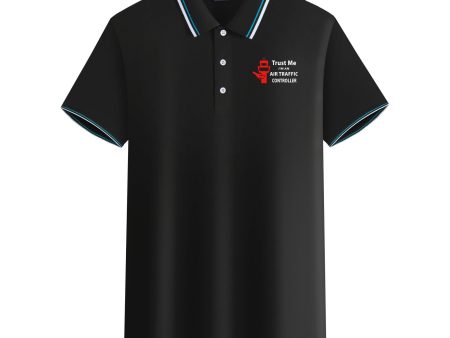 Trust Me I m an Air Traffic Controller Designed Stylish Polo T-Shirts Online Sale